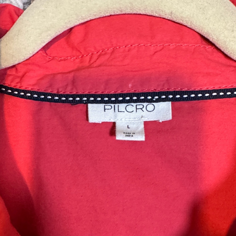 Pilcro Anthropologie Back Split Oversized Cotton Shirt size Large - Picture 9 of 16